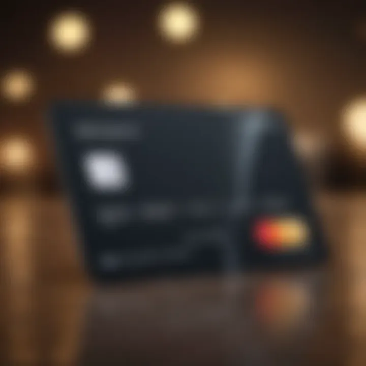 Modern minimalist prepaid card design