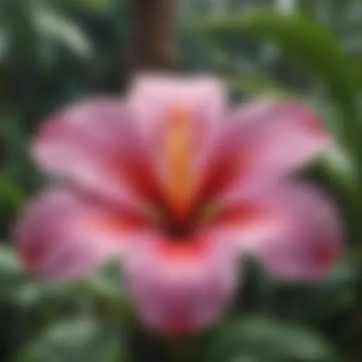 Illustration of a tropical flower symbolizing the progressive Hawaii phone number