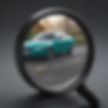 Key Terms Magnified in Auto Financing Illustration of a magnifying glass on key terms in auto financing