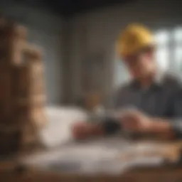 Illustration showcasing the eligibility criteria for construction loans