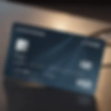 Sophisticated credit card design
