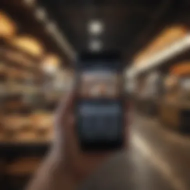 Enhancing Security in Online Food Ordering Digital payment symbolizing secure online food ordering