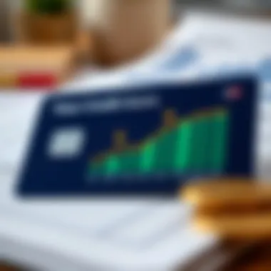 A chart illustrating credit score improvement