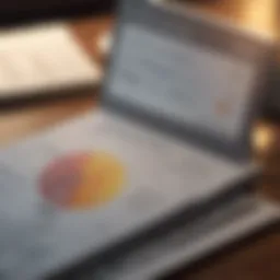 Illustration of a credit report analysis