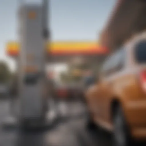 Vehicle refueling with Shell Fuelcard