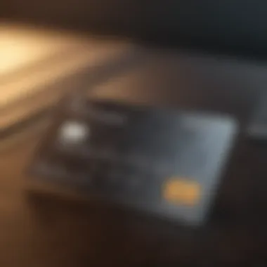 Sleek credit card design