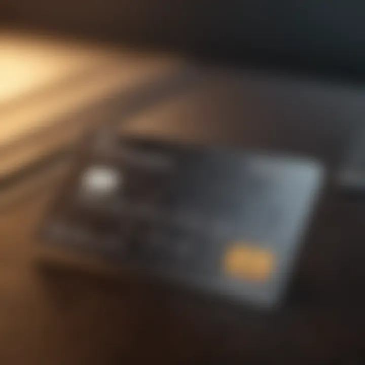 Sleek credit card design