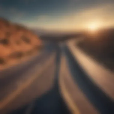 Navigating the Timeline Illustration of a winding road symbolizing the timeline for insurance rate reduction post-DUI