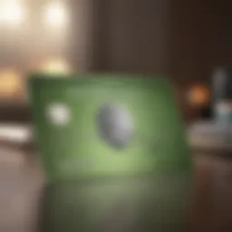 Illustration of American Express Green Card