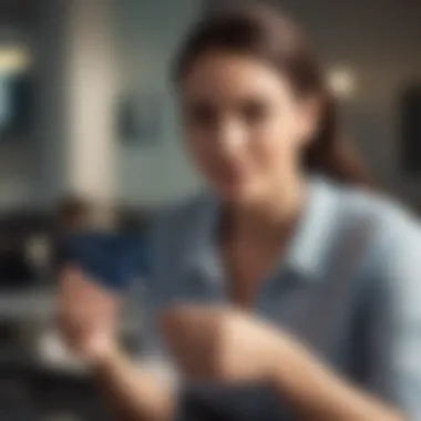 Customer Service Representative Assisting with Sams Credit Card Application