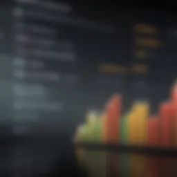 Graph displaying credit score fluctuations due to banking entries