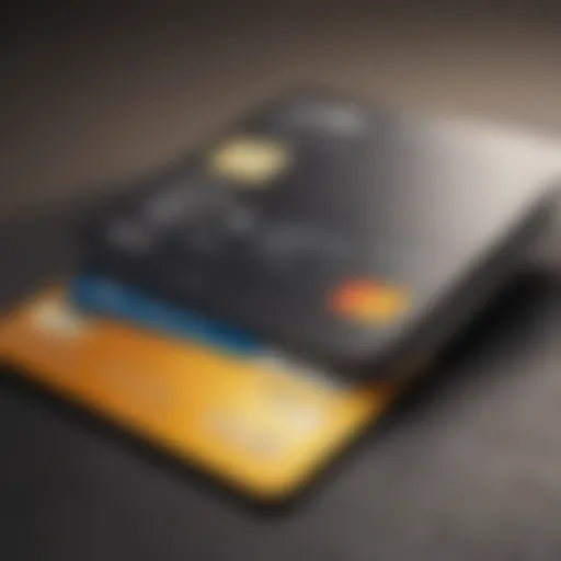 Conceptual illustration of credit card balance transfer