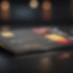 Visual representation of credit card functionalities