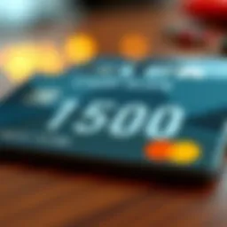 Conceptual representation of credit score impact