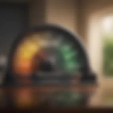 Understanding the Credit Score Spectrum Credit score scale illustrating the range of scores
