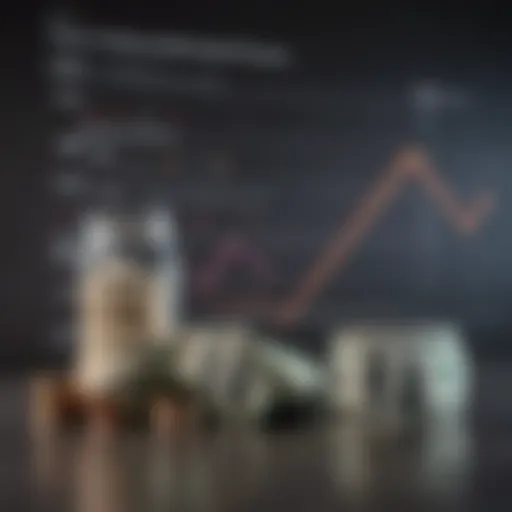 Graph depicting interest rates effect on loan cost