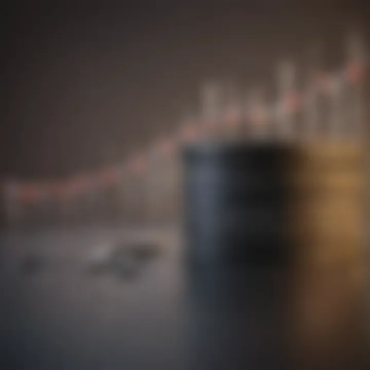 Graph showing interest rates impact on loans