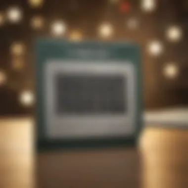 Graphic showing holiday hours calendar