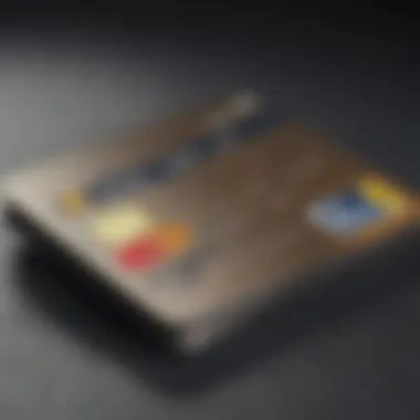 Visual representation of credit card features