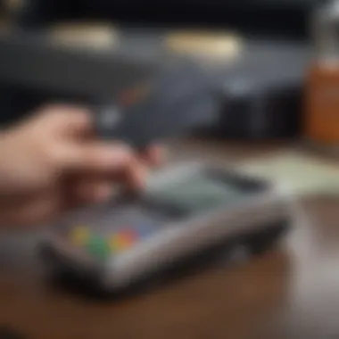 Mobile Credit Card Transactions Credit card transaction on a mobile device