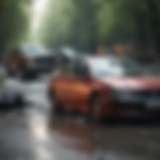 Detailed overview of car accident documentation