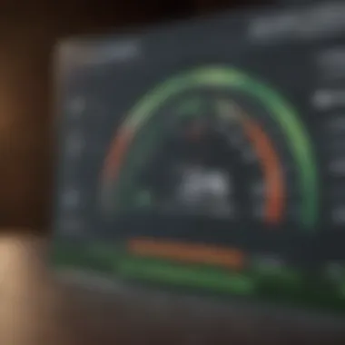 Chart showing strategies for optimizing credit scores