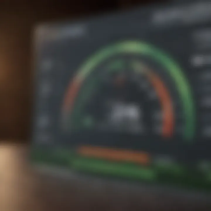 Chart showing strategies for optimizing credit scores