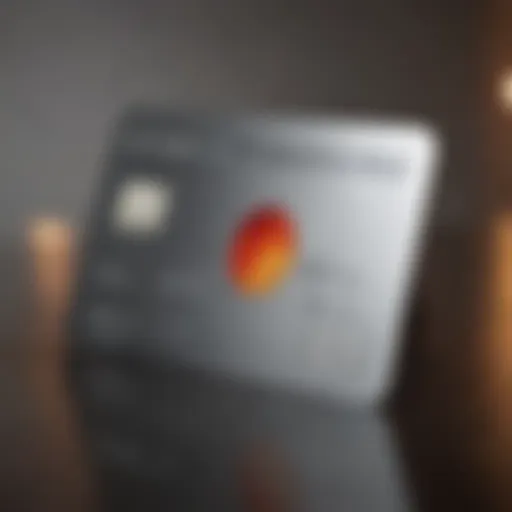 An illustration of the Platinum Mastercard showcasing its elegant design and features.