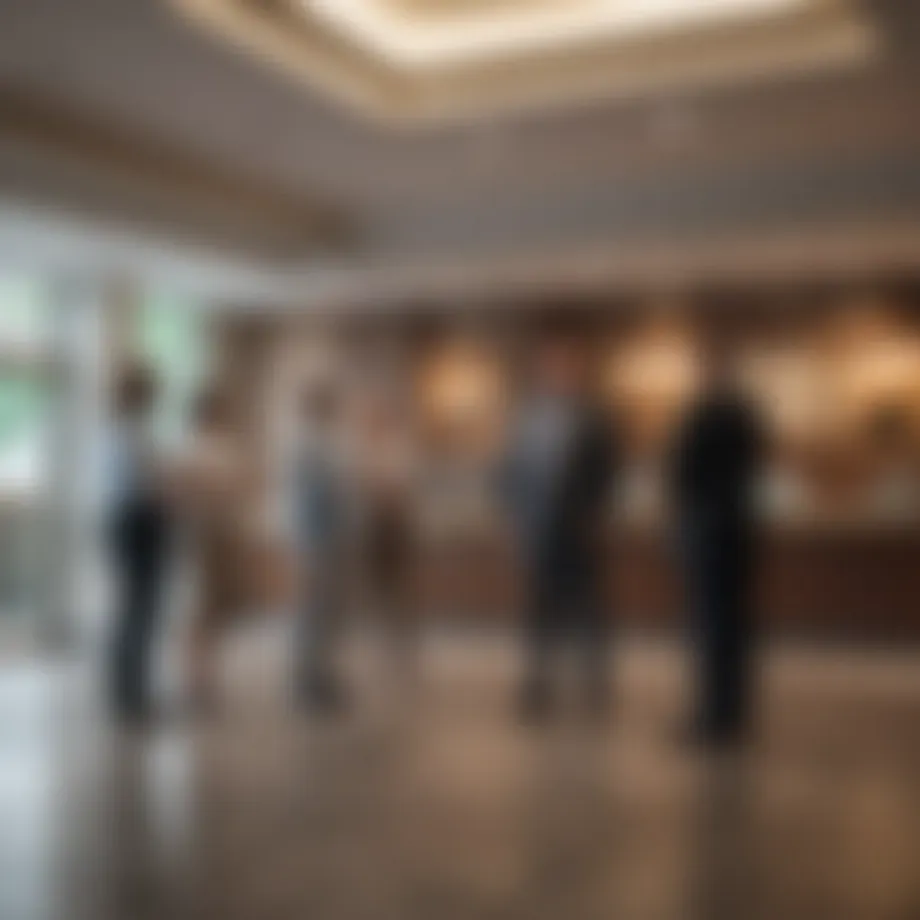 Credit union building showcasing community engagement