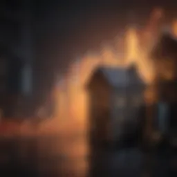 Graph illustrating mortgage rate trends