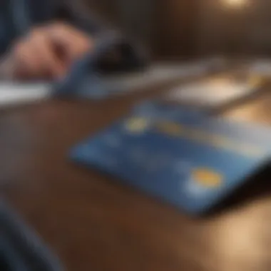 Online Credit Card Management Illustration highlighting effective credit card management online