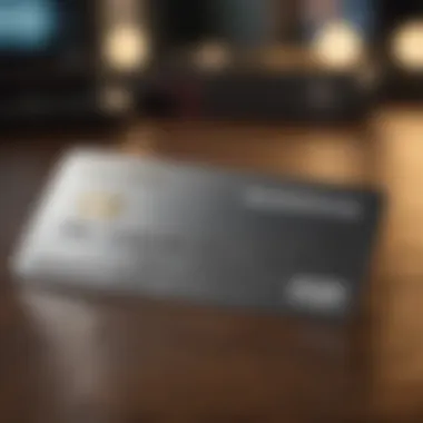 American Express card symbolizing credit management