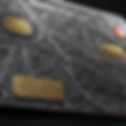 Elegant credit card design with intricate patterns