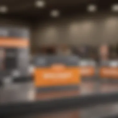 Sleek support for Home Depot Credit Card Department inquiries Sleek and modern design symbolizing support and assistance