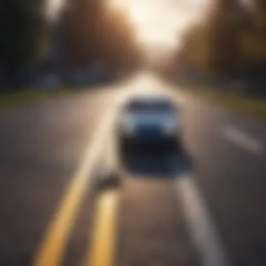 Navigating Towards Favorable Terms Road map leading to a car key