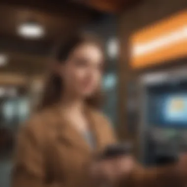Convenience of Virtual Banking with Varo Virtual banking convenience illustration