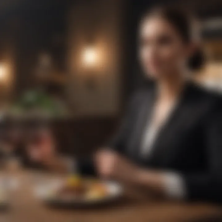 Virtual dining experience with PayPal for food orders