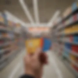 Illustration depicting Walmart's credit card options
